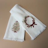 Holiday Waffle Hand Towel