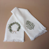 Holiday Waffle Hand Towel