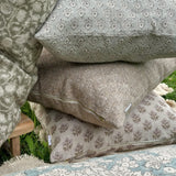 Sadie Block Print Pillow Cover 1 - PILLOWS - Block print - neutral ORNA HOUSE
