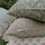 Samson Block Print Pillow Cover 2 - PILLOWS - Block print - warm ORNA HOUSE
