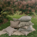 Mila Block Print Pillow Cover 3 - PILLOWS - Block print - cool ORNA HOUSE