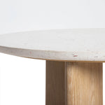 Inness Coffee Table - Seashell 4 - b - FURNITURE - coffee table - round LH IMPORTS