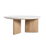 Inness Coffee Table - Seashell 4 - b - FURNITURE - coffee table - round LH IMPORTS