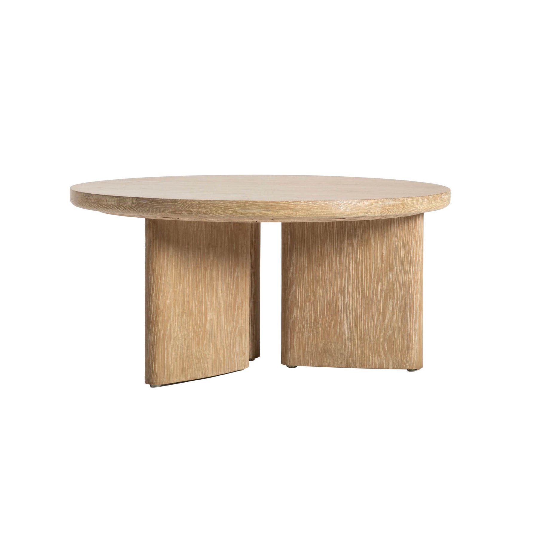 Inness Coffee Table - Wood 4 - b - FURNITURE - coffee table - round LH IMPORTS