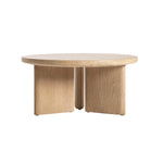 Inness Coffee Table - Wood 4 - b - FURNITURE - coffee table - round LH IMPORTS