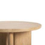Inness Coffee Table - Wood 4 - b - FURNITURE - coffee table - round LH IMPORTS