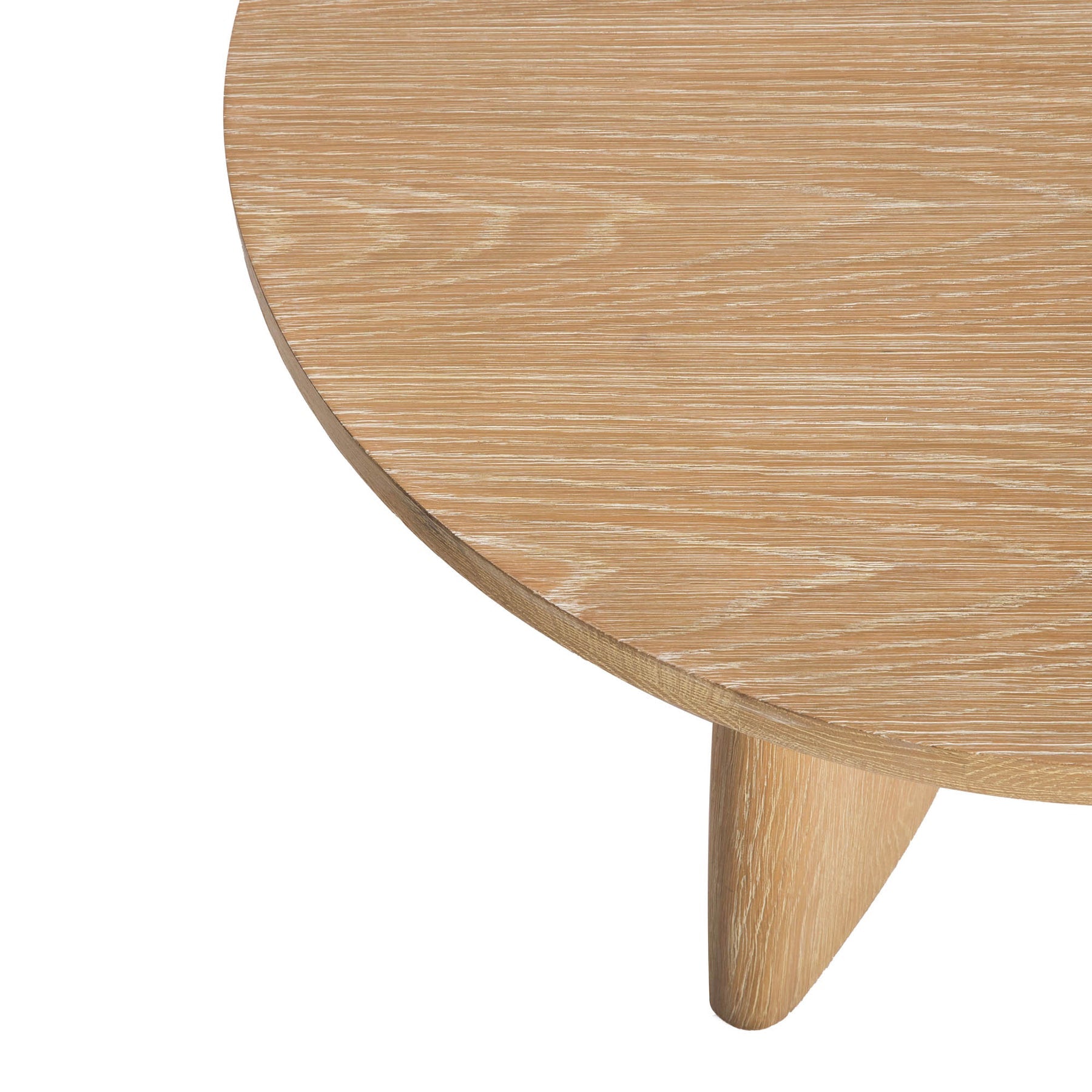 Inness Coffee Table - Wood 4 - b - FURNITURE - coffee table - round LH IMPORTS