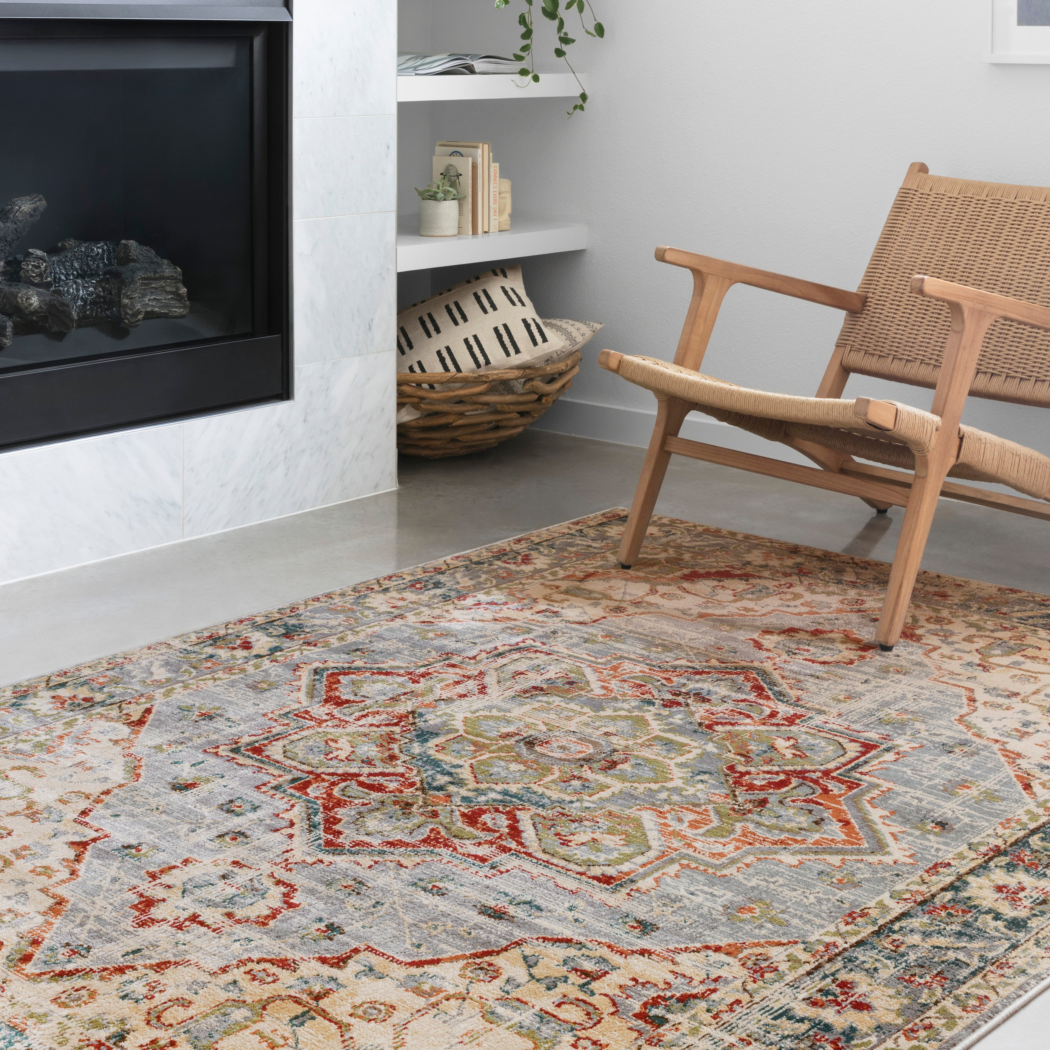 Loloi Isadora Oatmeal / Multi Rug RUGS - synthetic Loloi
