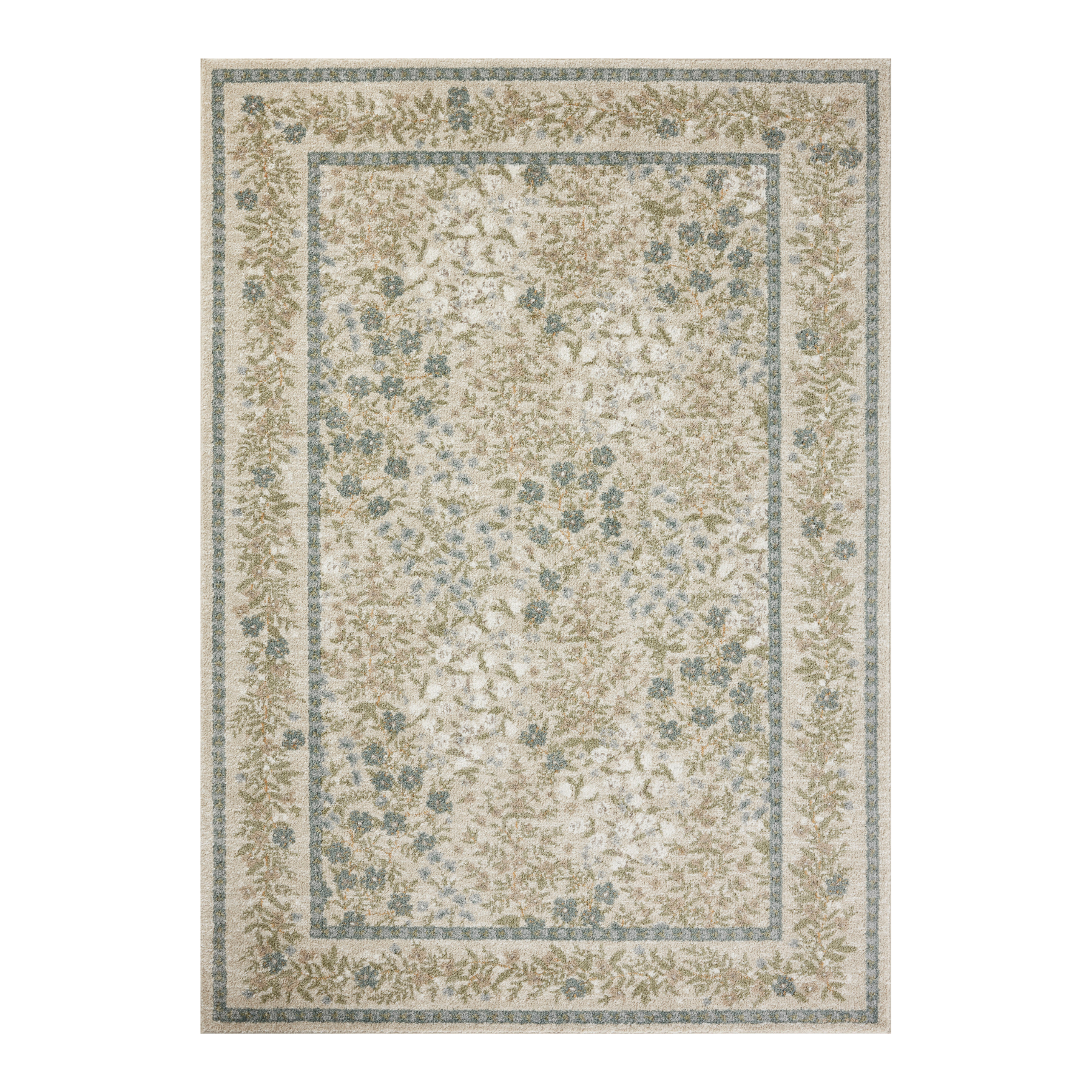 Rifle Paper Co. x Loloi Laurel Wildwood Garden Cream Rug