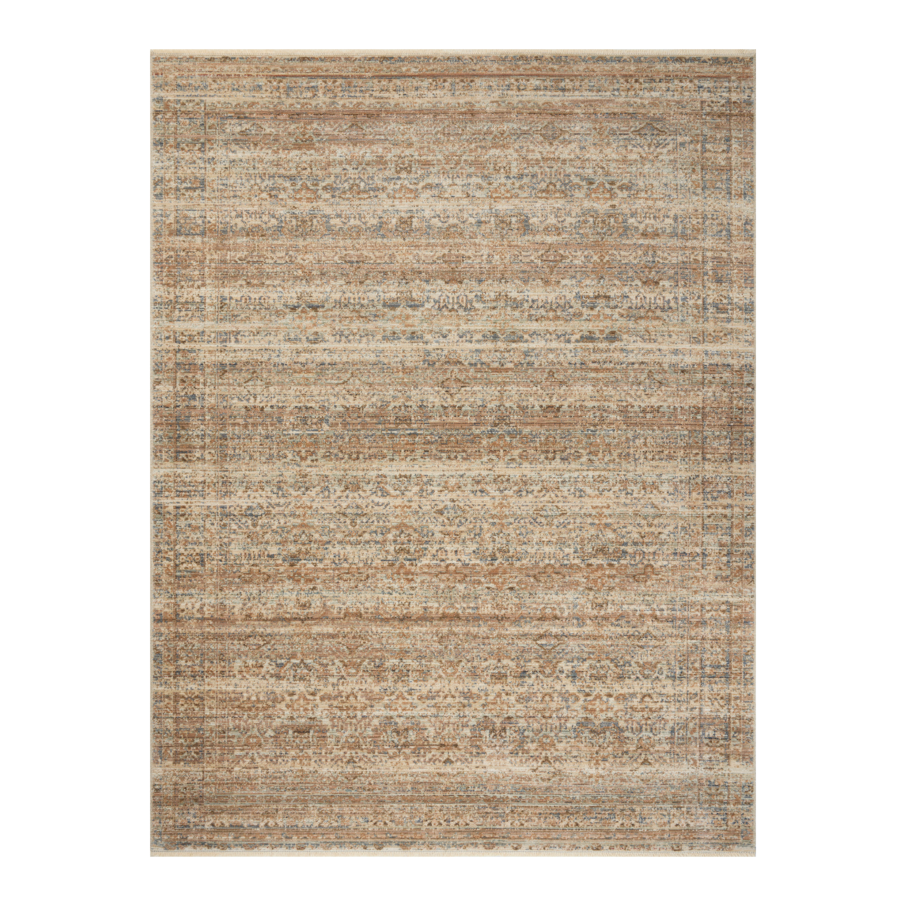 Amber Lewis x Loloi Molly Natural / Denim Rug 0-RUGS-patterned Loloi 18" x 18" sample