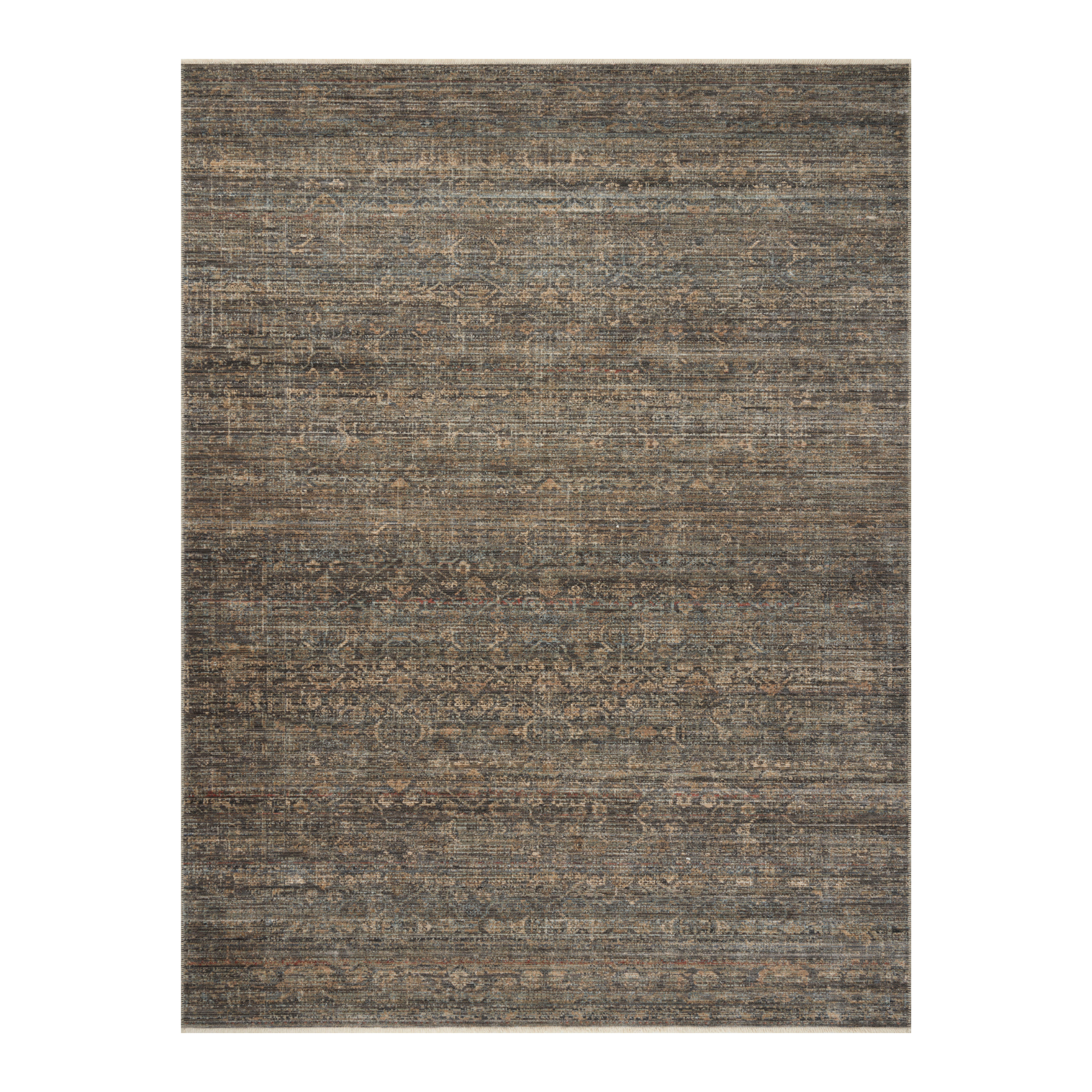Loloi Molly Lagoon / Natural Rug, Amber Lewis x 0- -patterned 18" x 18" Sample