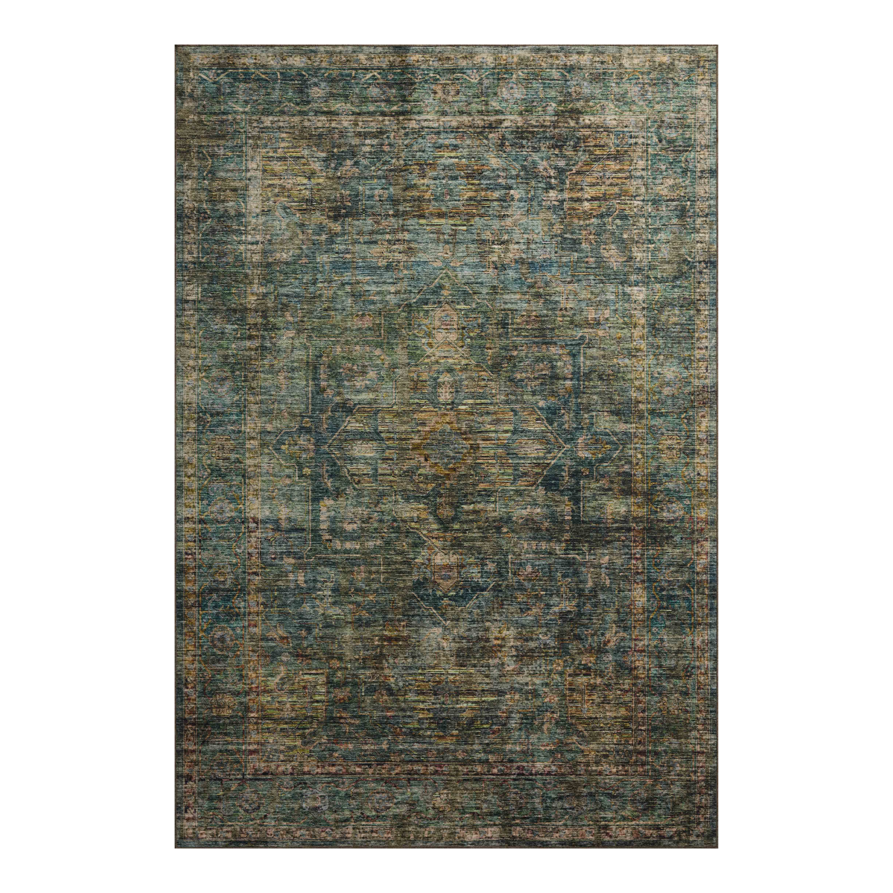 Loloi Anniston Lagoon / Multi Washable Rug