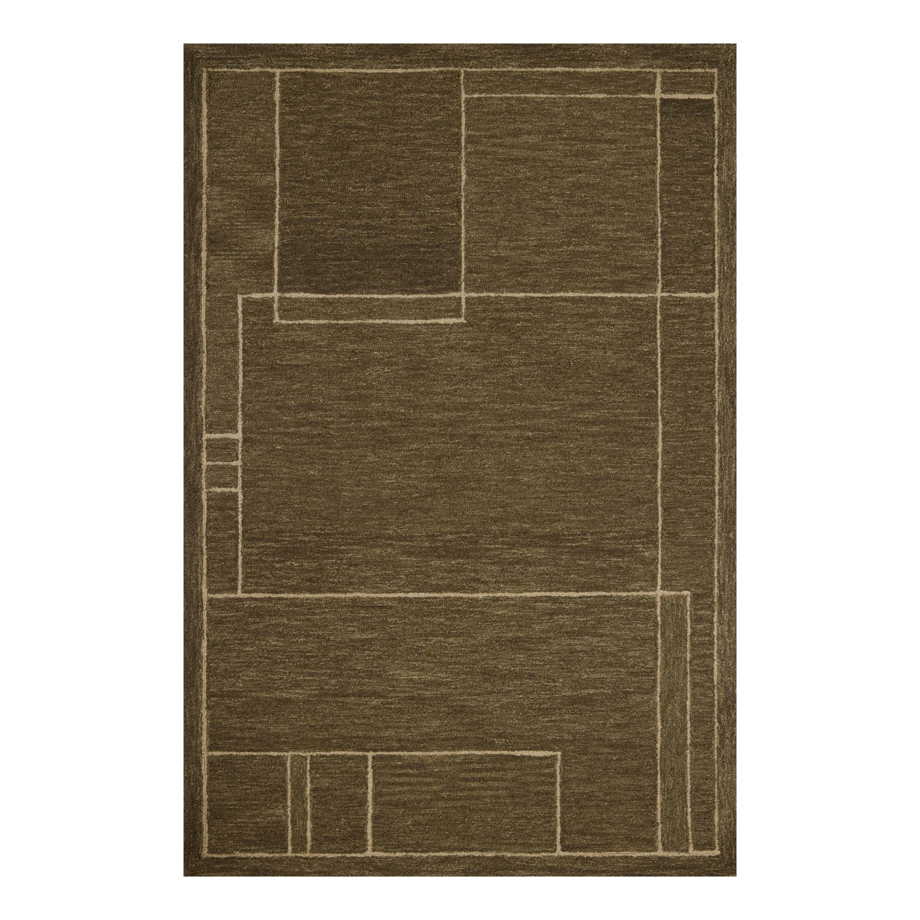 Jeremiah Brent x Loloi Barrow Olive / Natural Rug