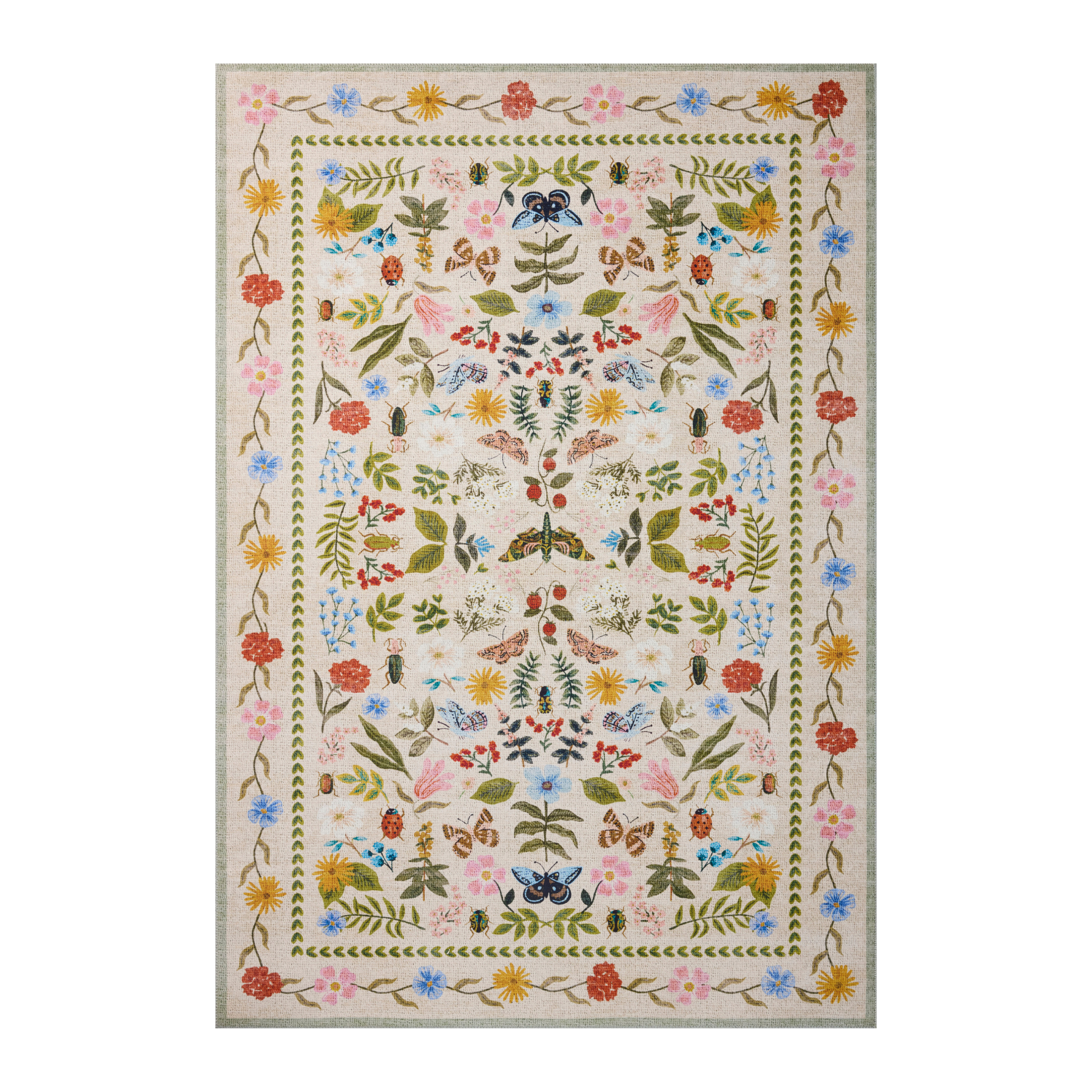 Rifle Paper Co. x Loloi Canopy Cream / Multi Rug