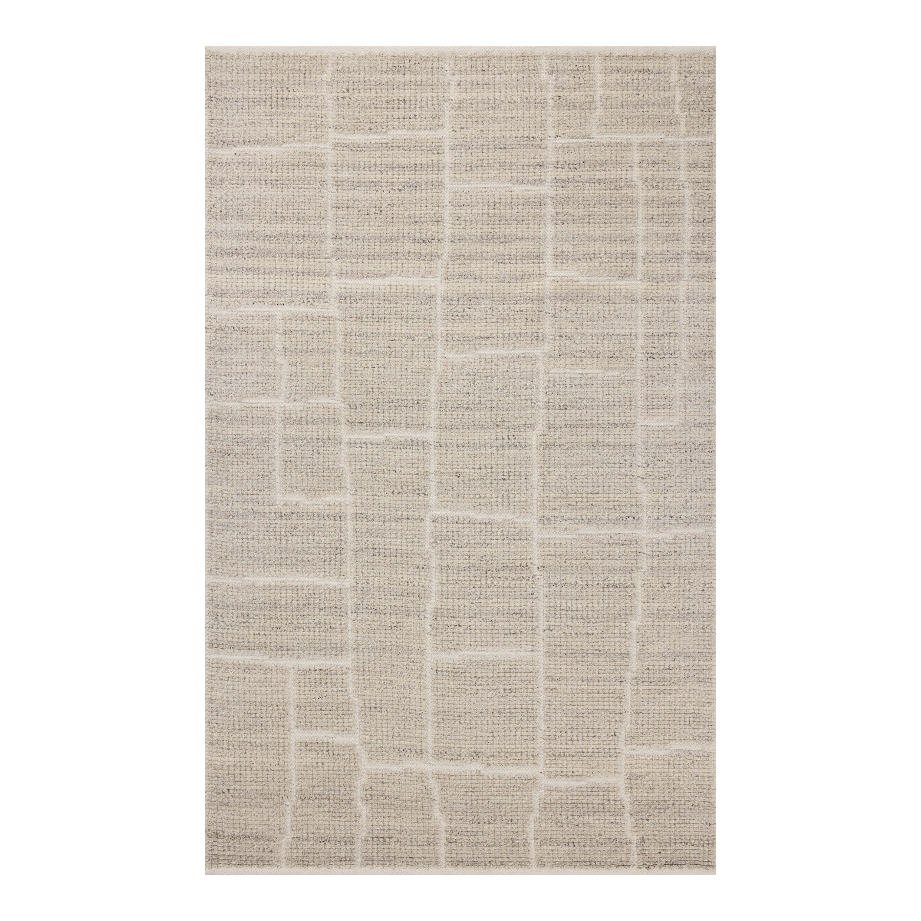 Loloi Asha Dove Rug, 18" x 18" Sample