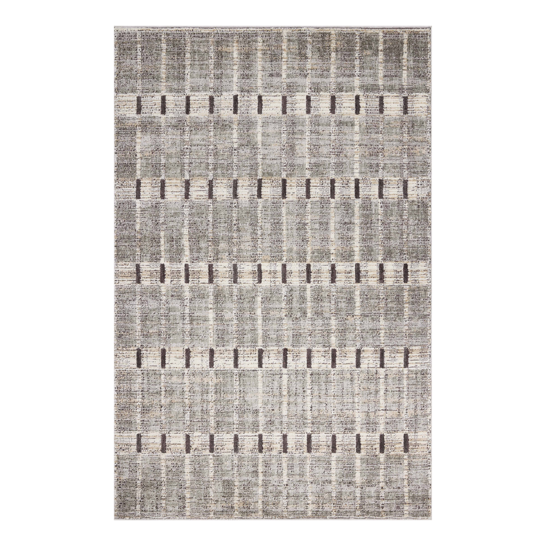 IN STORE - Jeremiah Brent x Loloi Bleecker Sage / Granite Rug RUGS-geometric Loloi