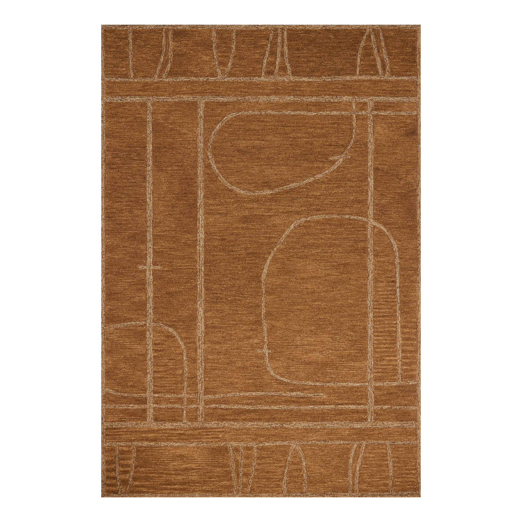 Jeremiah Brent x Loloi Barrow Clay / Natural Rug