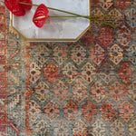 Loloi Javari Slate / Berry Rug RUGS - synthetic Loloi