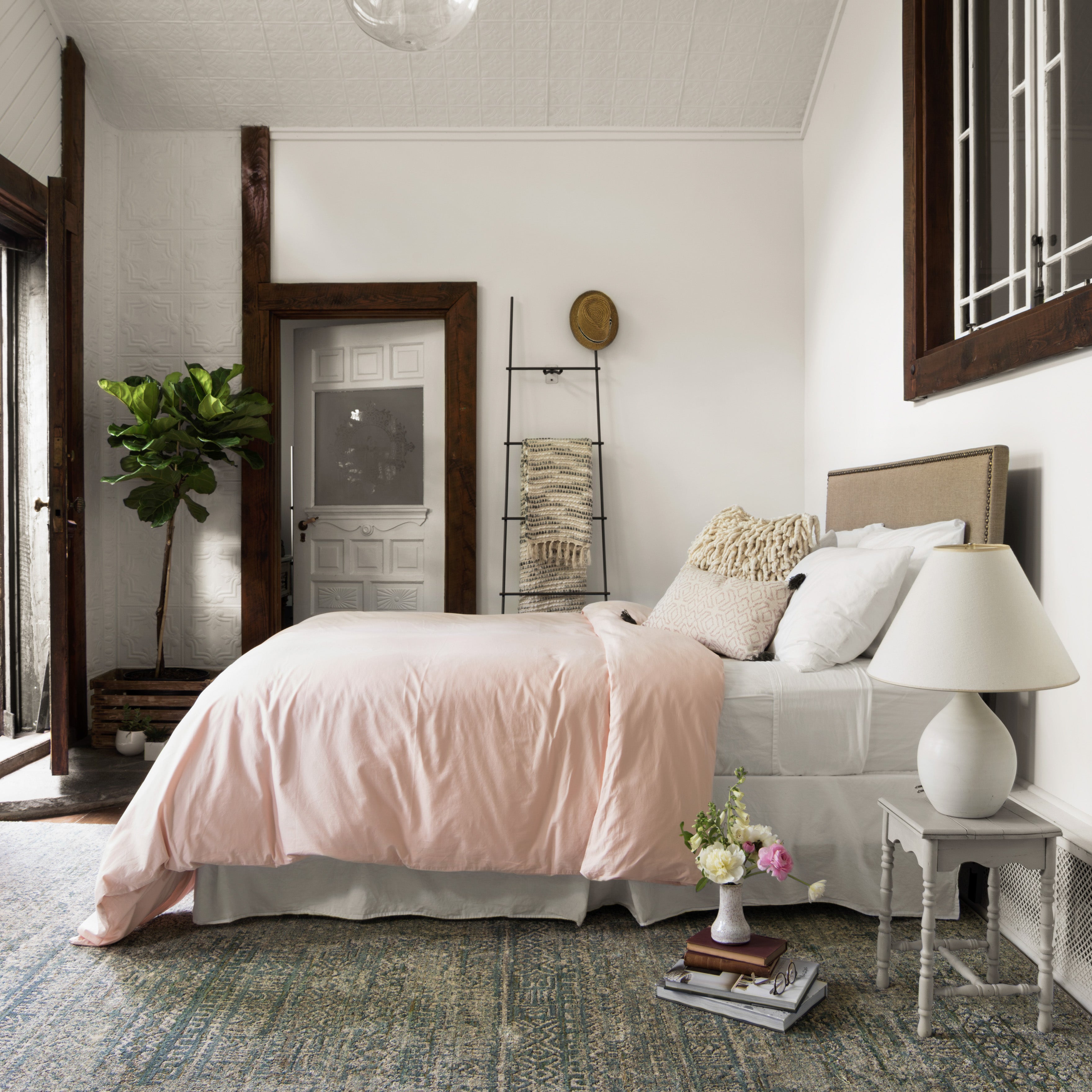 Loloi Javari Ivory / Sea Rug RUGS - synthetic Loloi
