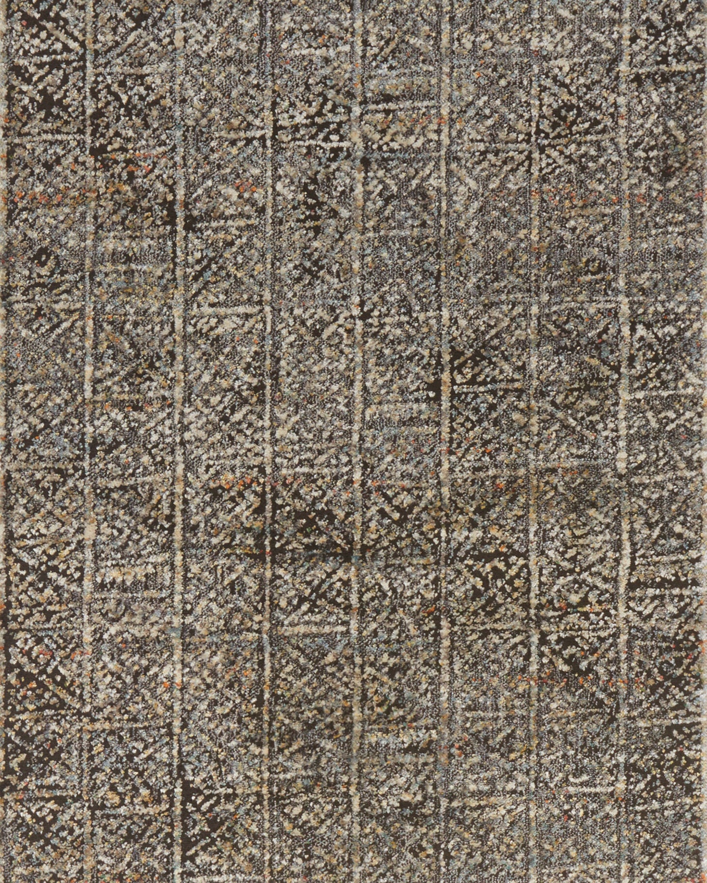 Loloi Javari Charcoal / Silver Rug RUGS - synthetic Loloi