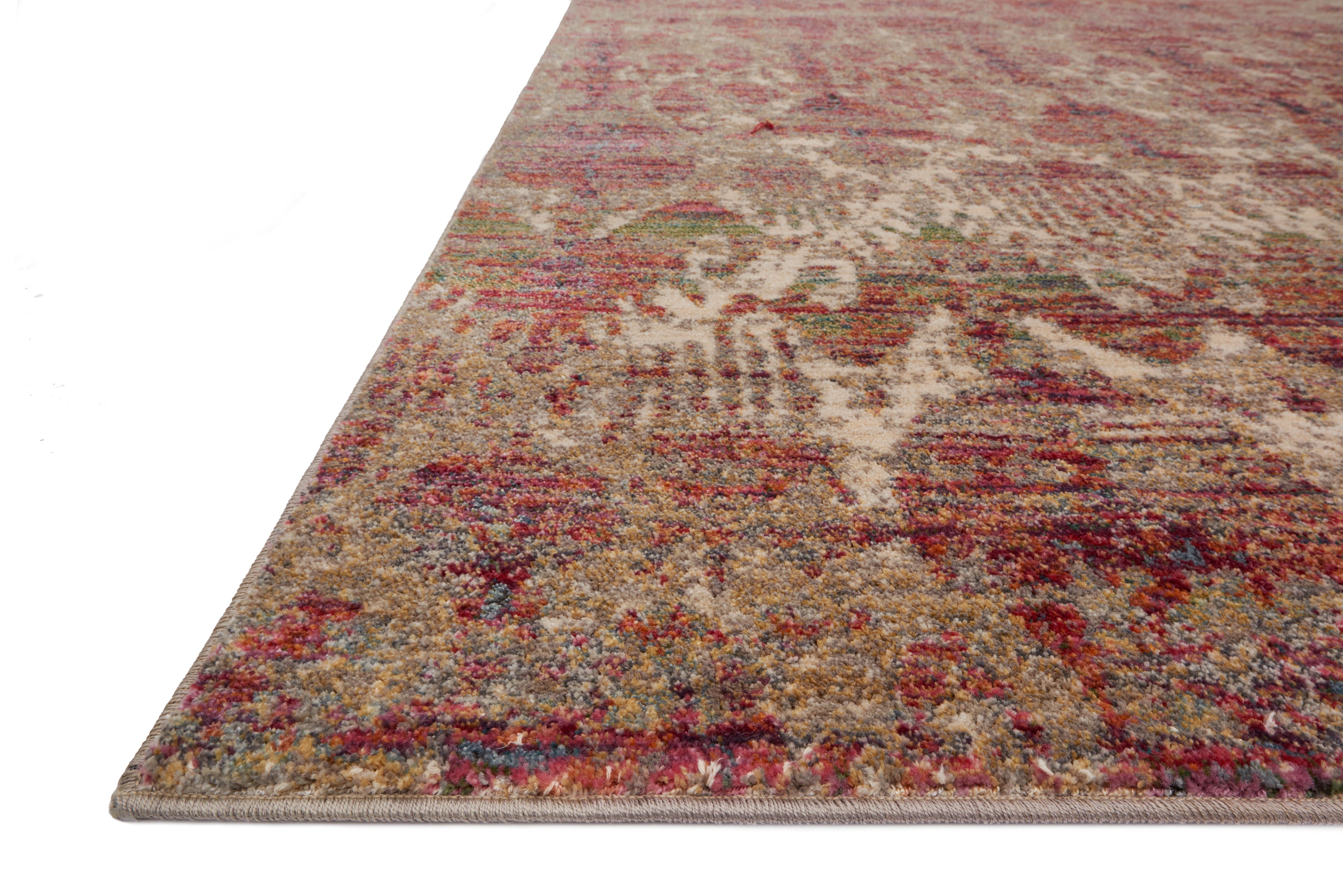 Loloi Javari Drizzle / Berry Rug RUGS - synthetic Loloi