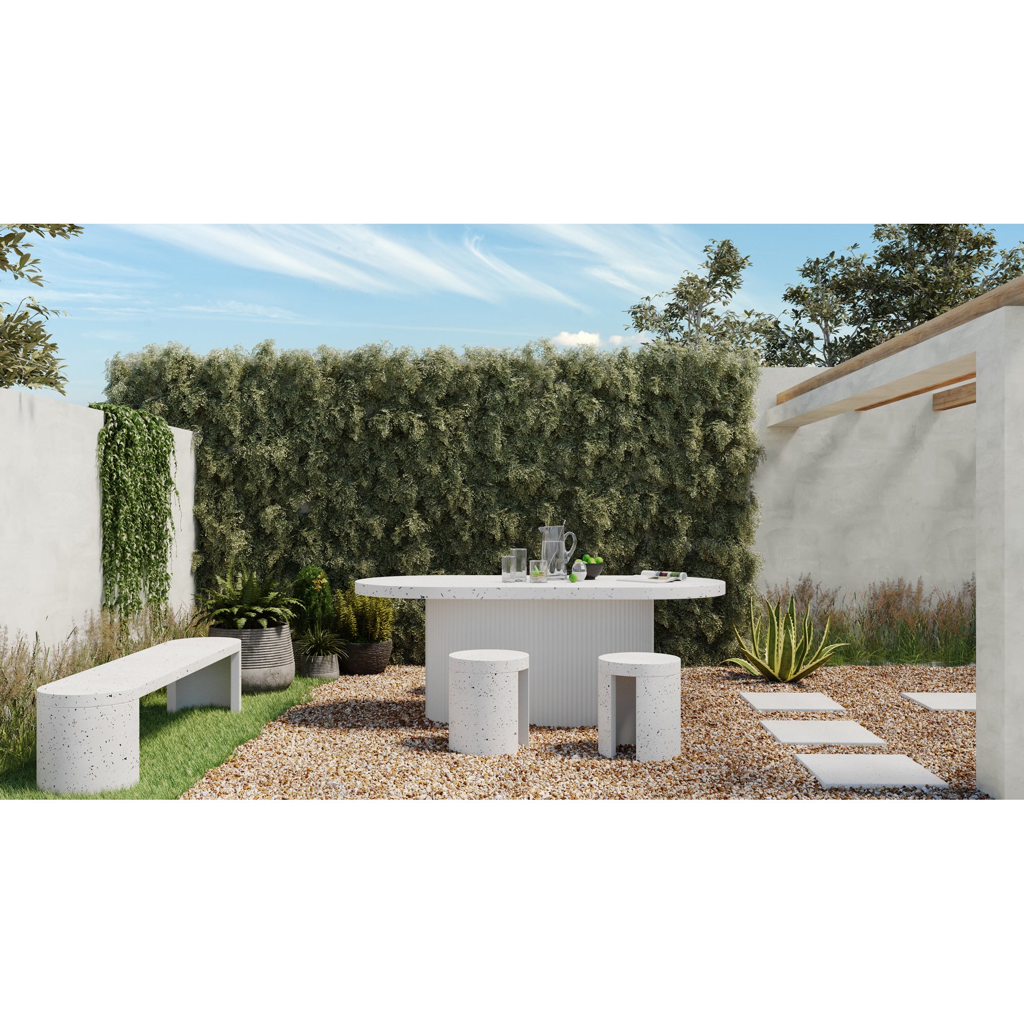 Lewis Outdoor Dining Table – view 2
