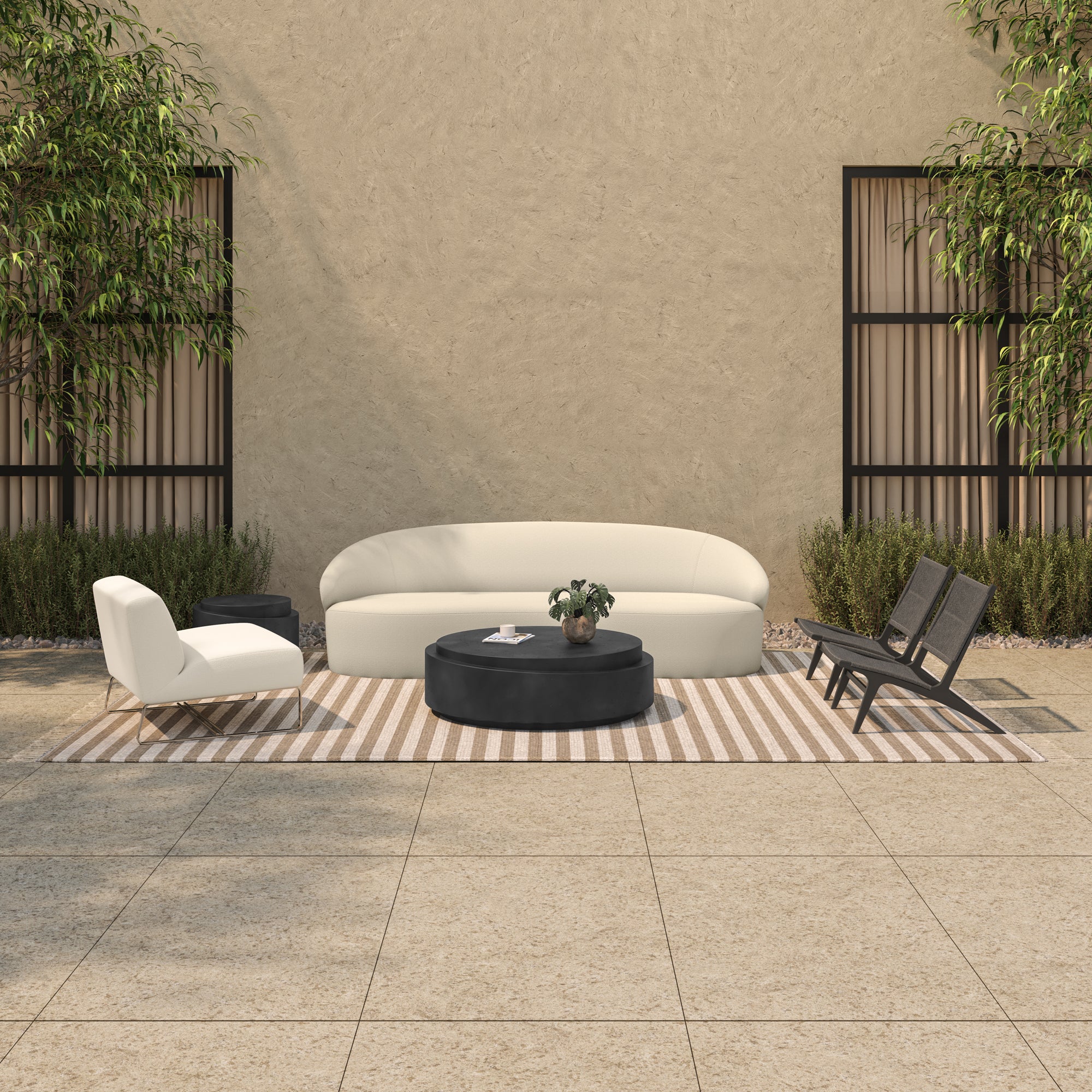 Cosmo Outdoor Coffee Table FURNITURE - outdoor coffee table Moe's Furniture