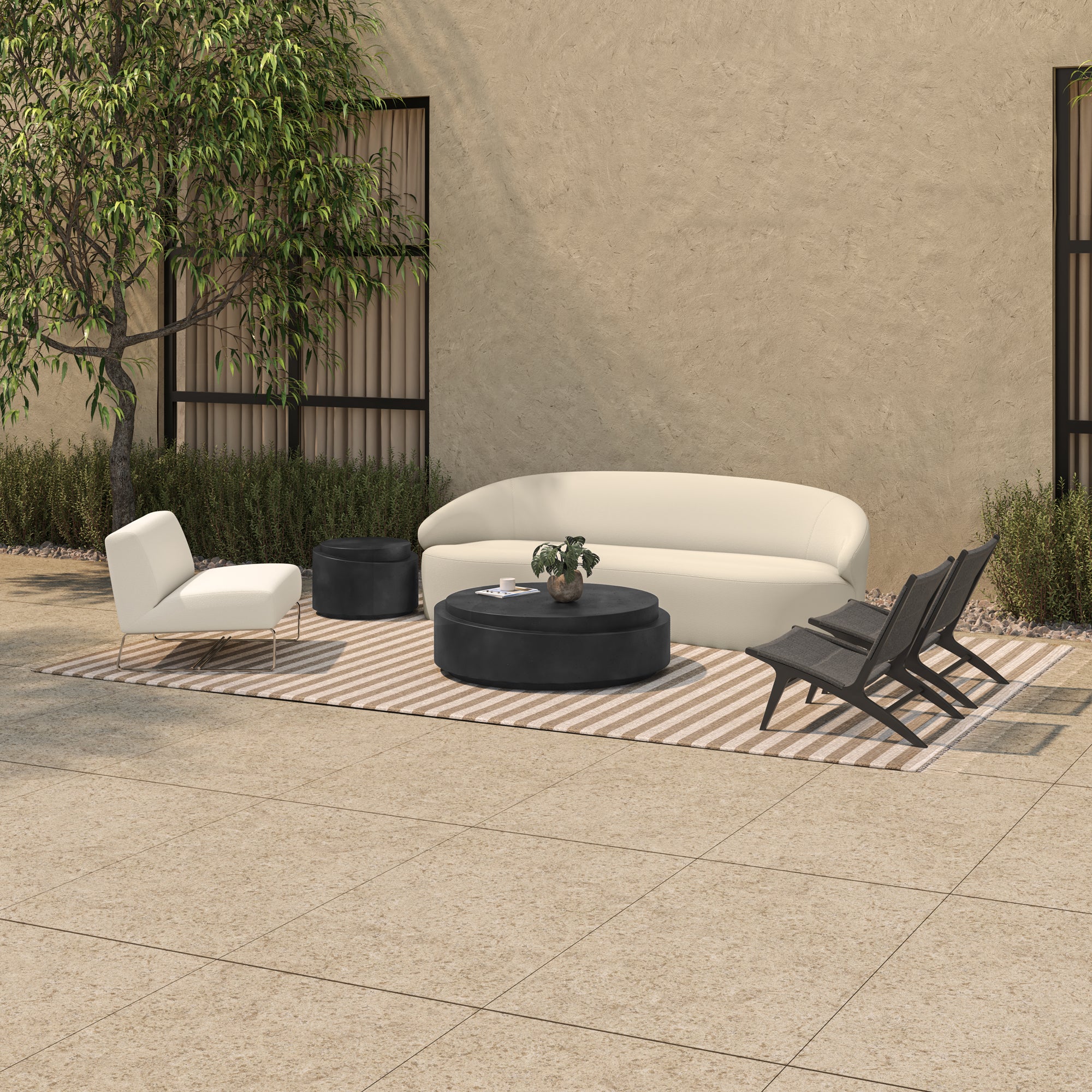 Cosmo Outdoor Coffee Table FURNITURE - outdoor coffee table Moe's Furniture