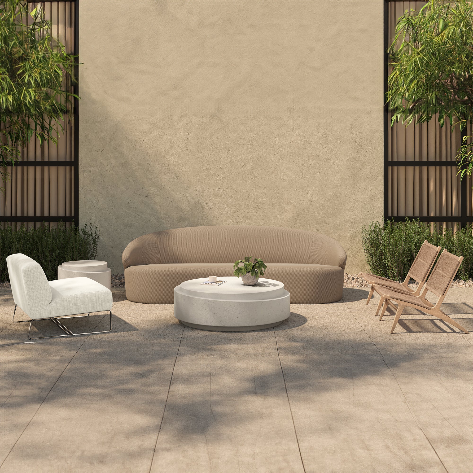 Cosmo Outdoor Coffee Table FURNITURE - outdoor coffee table Moe's Furniture