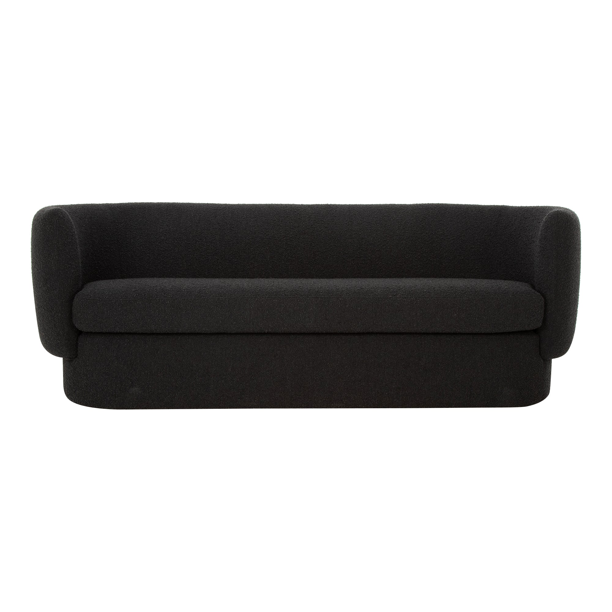 Kory 84" Sofa, Black