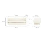 Kory 84" Sofa FURNITURE - sofa Moe's Furniture