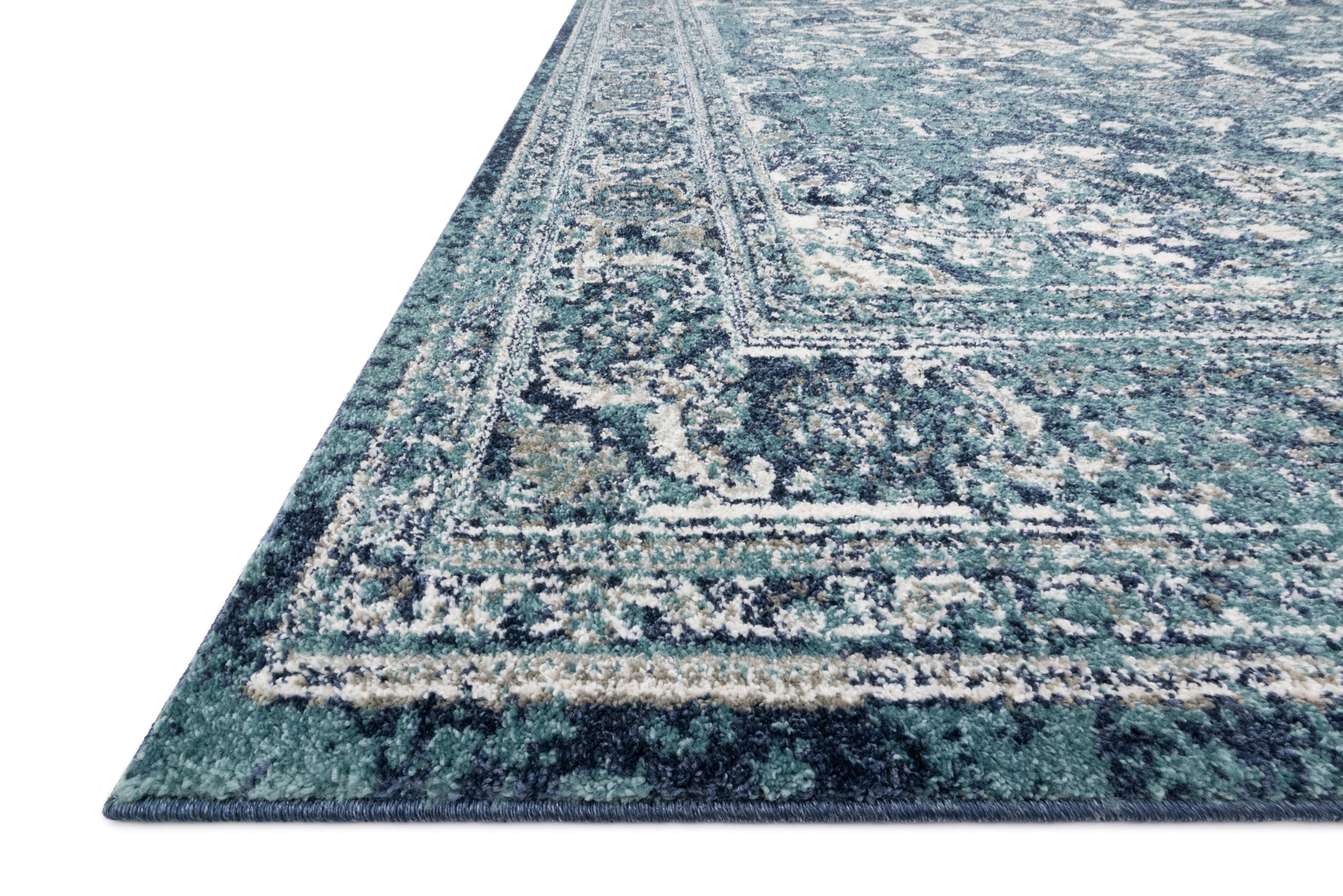 Loloi Joaquin Ocean / Ivory Rug Loloi