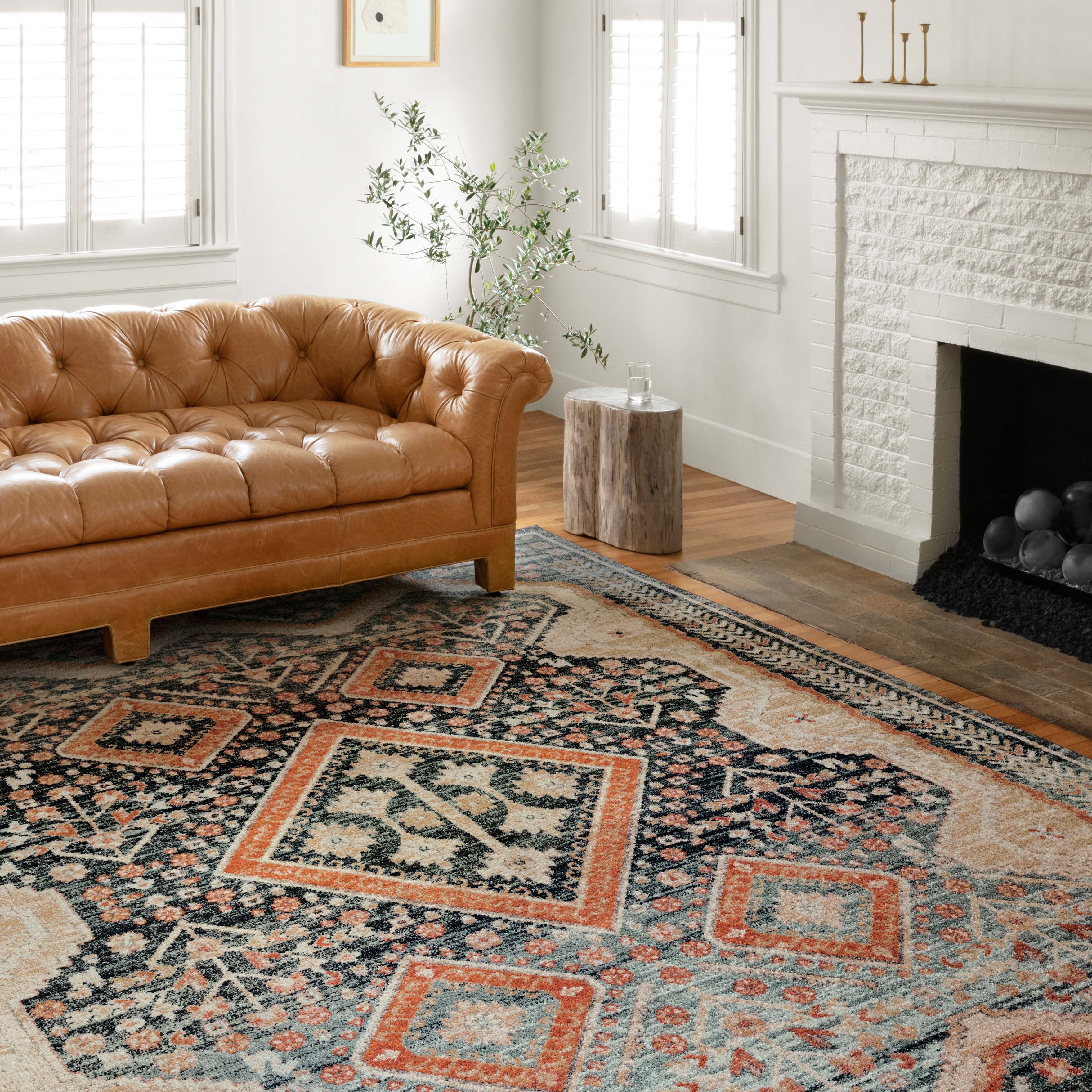 Loloi Jocelyn Navy / Multi Rug RUGS - synthetic Loloi
