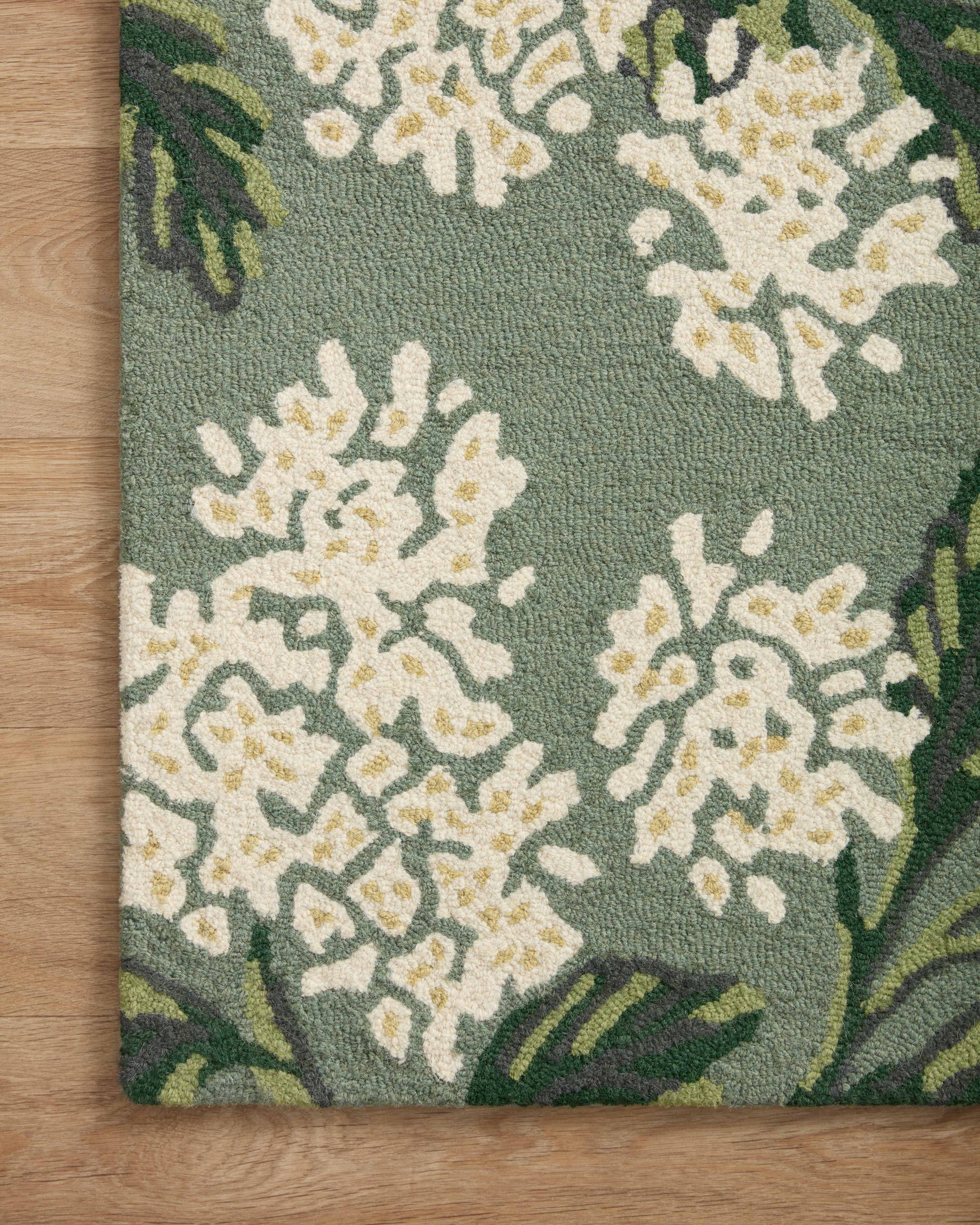 Rifle Paper Co. x Loloi Joie Sage Rug RUGS - wool Loloi