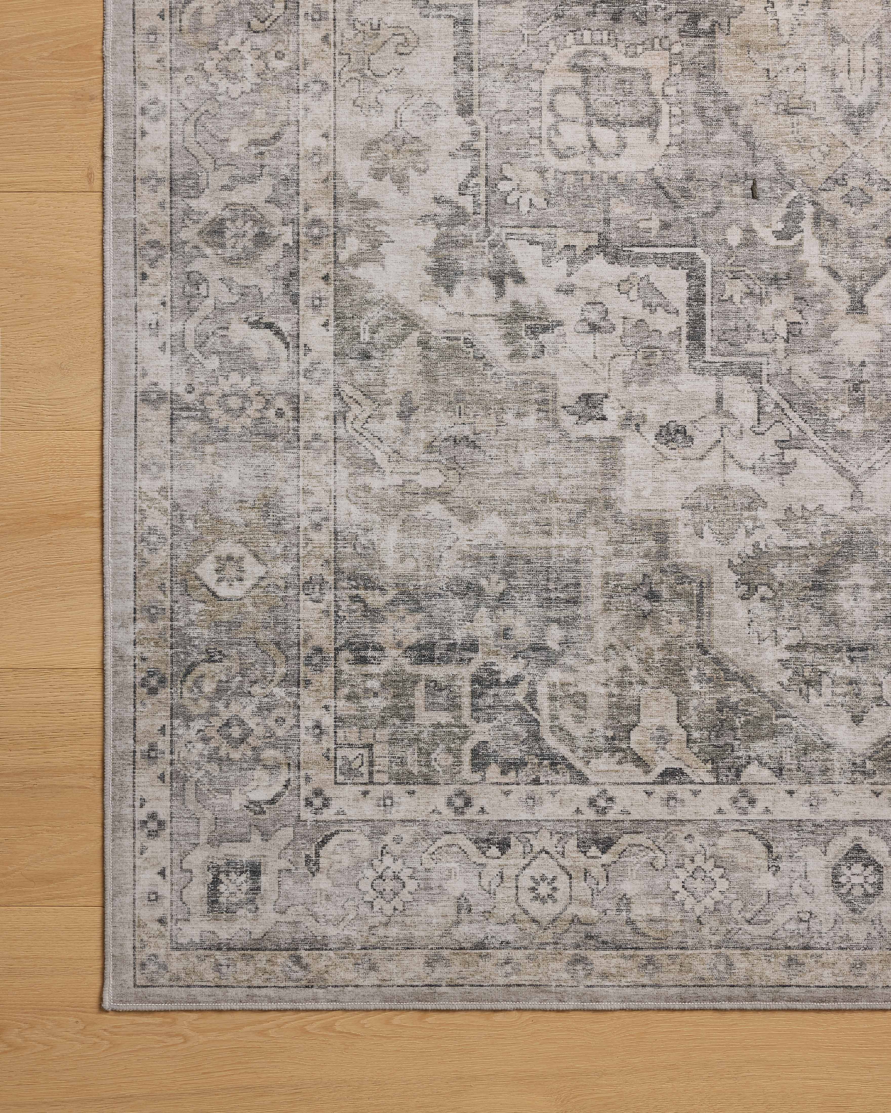IN STORE - Loloi Josie Silver / Natural Washable Rug IN STORE - Rugs Loloi