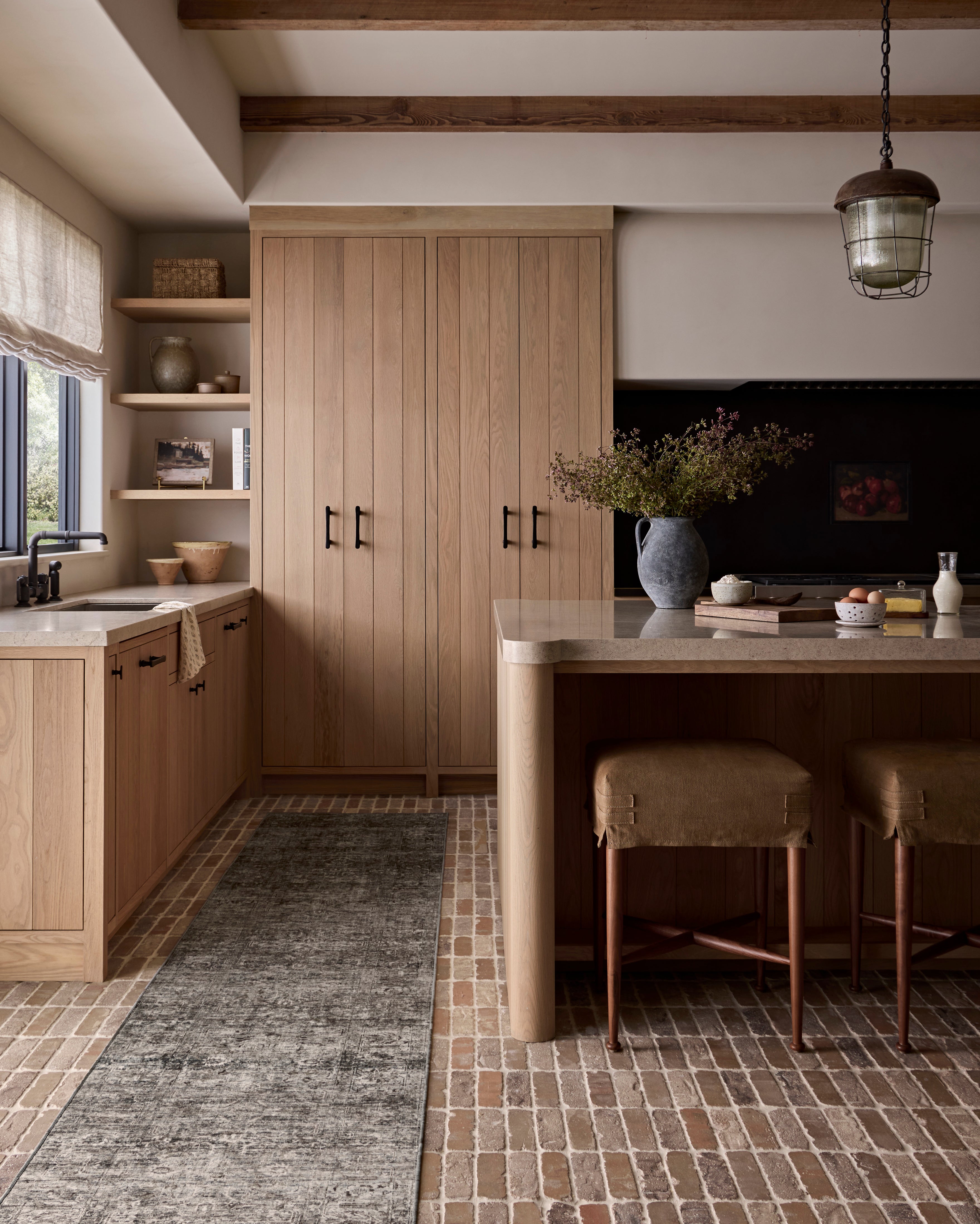 Amber Lewis x Loloi Josie Dove / Gold Machine Washable Rug RUGS - synthetic Loloi