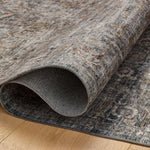 Amber Lewis x Loloi Josie Dove / Gold Machine Washable Rug RUGS - synthetic Loloi