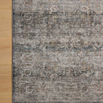 Amber Lewis x Loloi Josie Dove / Gold Machine Washable Rug RUGS - synthetic Loloi