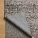 Amber Lewis x Loloi Josie Dove / Gold Machine Washable Rug RUGS - synthetic Loloi
