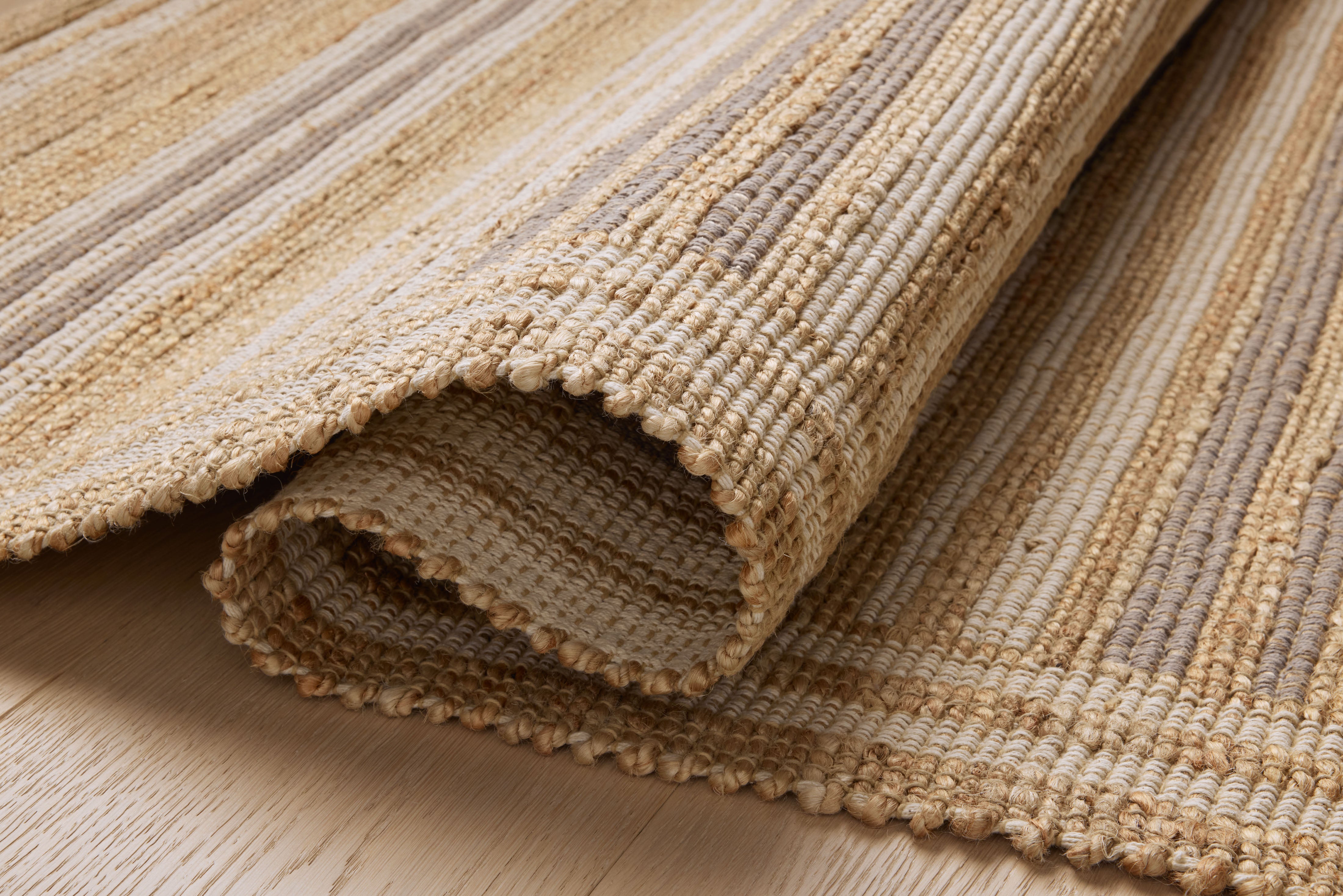 Chris Loves Julia x Loloi Judy Natural / Dove Rug 0-RUGS - jute Loloi