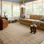 Chris Loves Julia x Loloi Judy Natural / Sky Rug 0-RUGS - jute Loloi