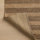 Chris Loves Julia x Loloi Judy Natural / Chocolate Rug 0-RUGS - jute Loloi