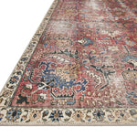 Chris Loves Julia x Loloi Jules Merlot / Multi Rug RUGS - synthetic Loloi
