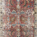 Chris Loves Julia x Loloi Jules Merlot / Multi Rug RUGS - synthetic Loloi