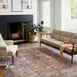 Chris Loves Julia x Loloi Jules Terracotta / Multi Rug