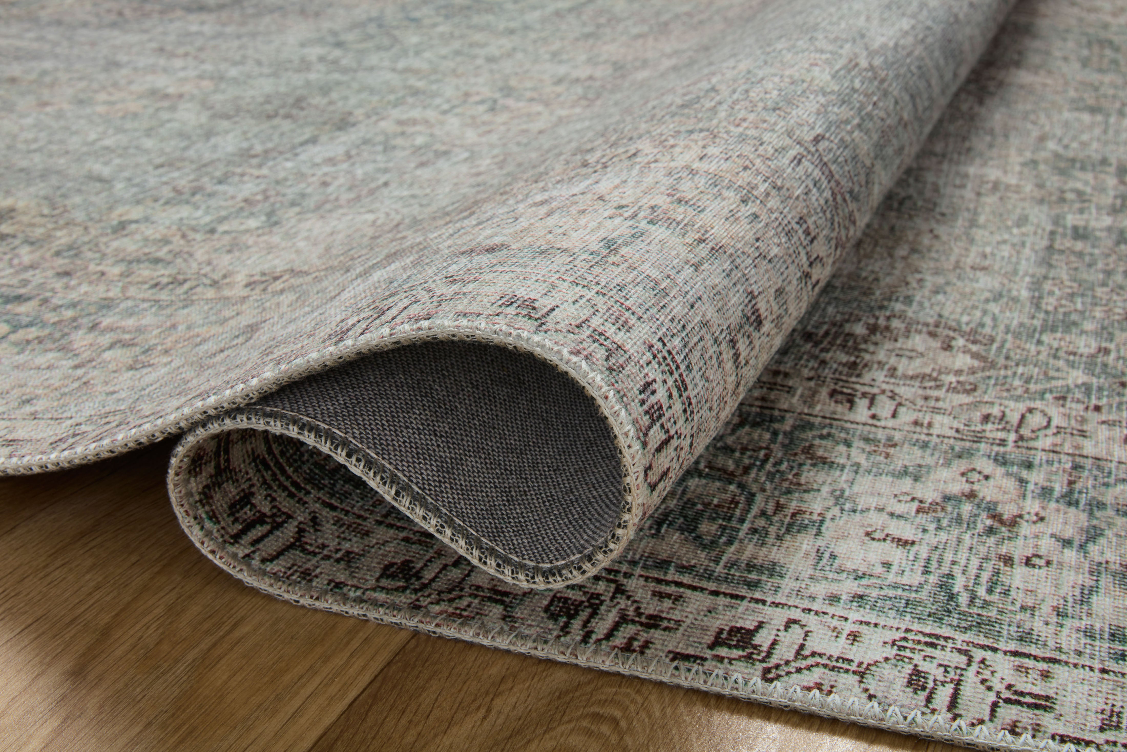 Chris Loves Julia x Loloi Jules Emerald / Antique Ivory Rug 0-patterned Loloi