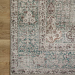 Chris Loves Julia x Loloi Jules Emerald / Antique Ivory Rug 0-patterned Loloi