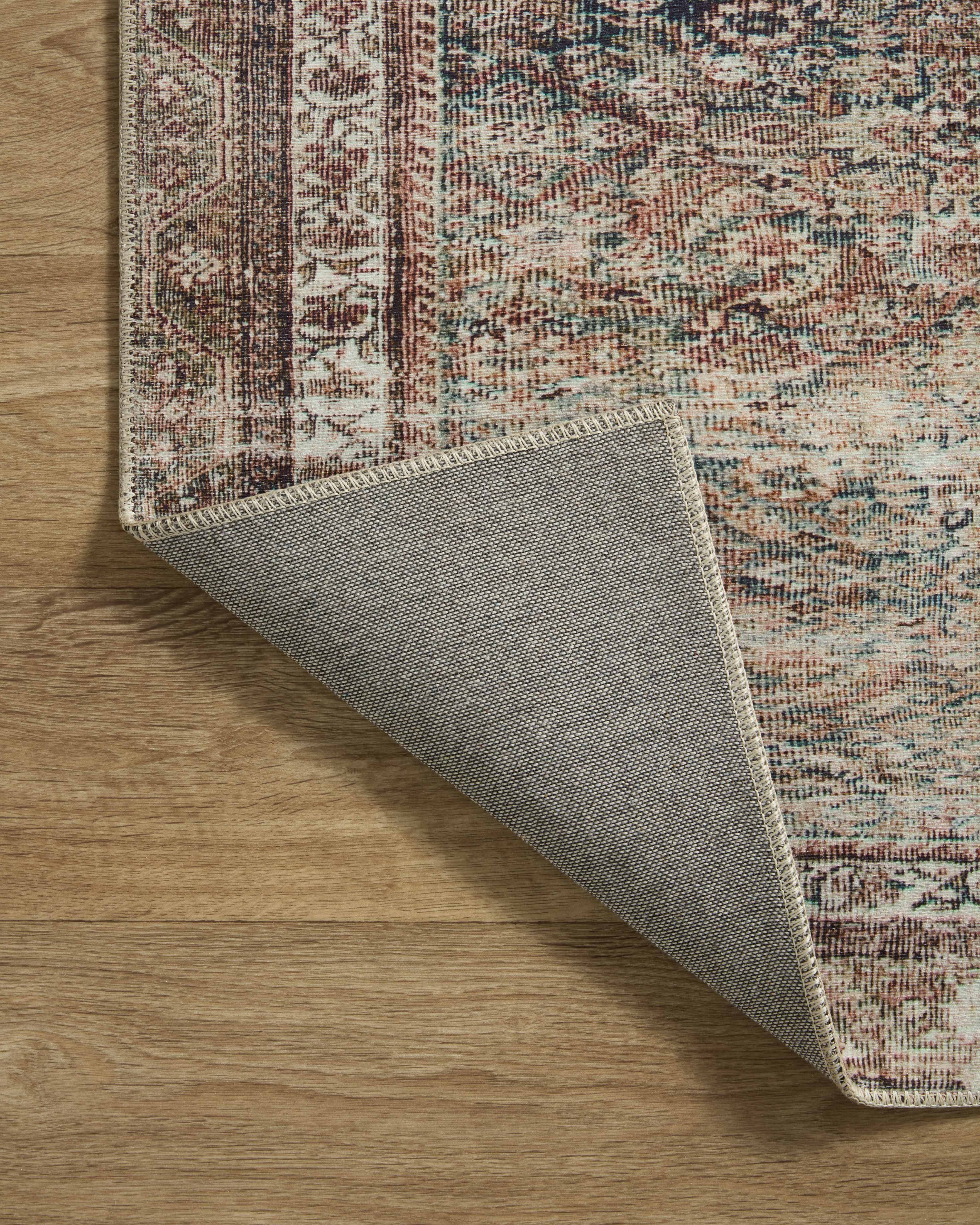 Chris Loves Julia x Loloi Jules Ink / Terracotta Rug 0-patterned rugs Loloi