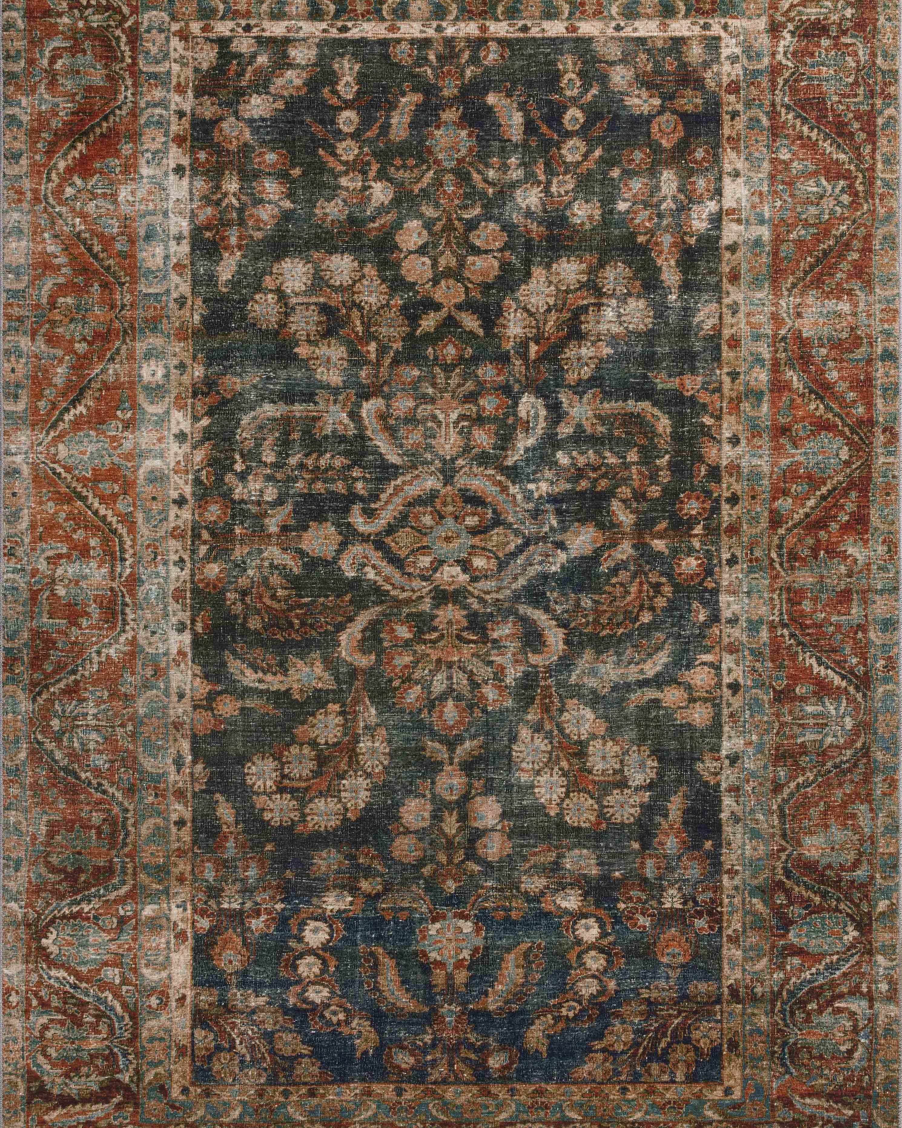 IN STORE - Loloi Jules Ocean / Spice Rug IN STORE - Rugs Loloi