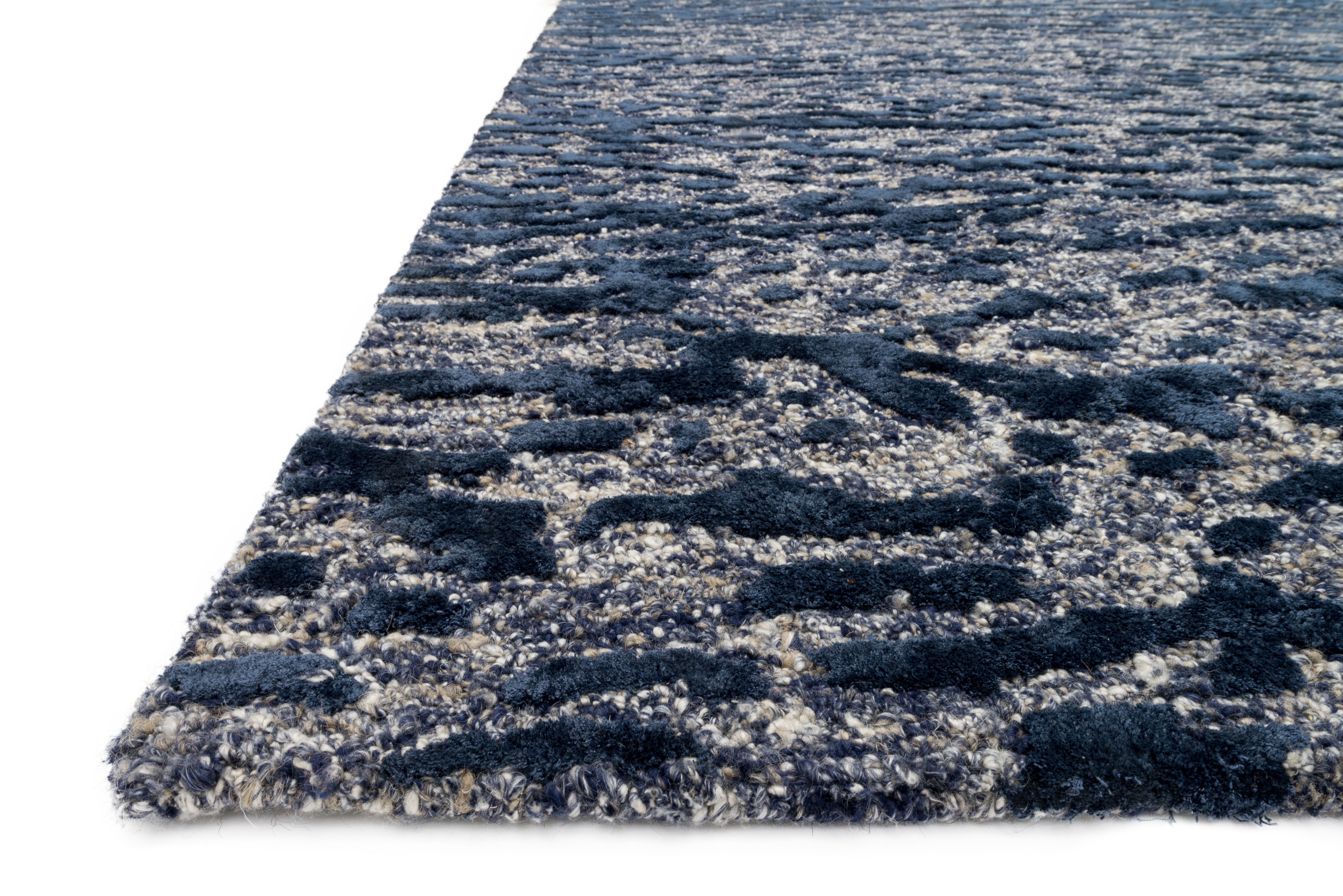 Loloi Juneau Steel / Blue Rug RUGS - wool Loloi